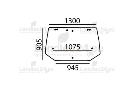 Glass CNH 82005316